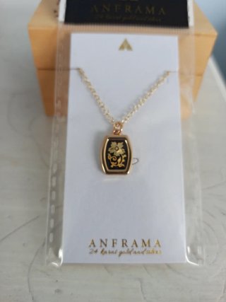 Collar oro damasquinado 24 K