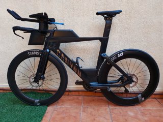 Bicicleta Triatlón Canyon CF8 Disc Di2 talla M