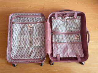 Maleta de cabina Parfois rosa de flored