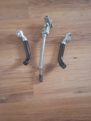 Set de 2 acoples de manillar y caballete