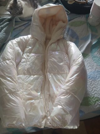 Abrigo acolchado para niña