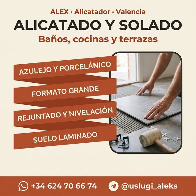 Alicatado y solado de baños y cocinas
