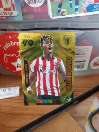 Cromo Panini Balón de Oro Nico Williams