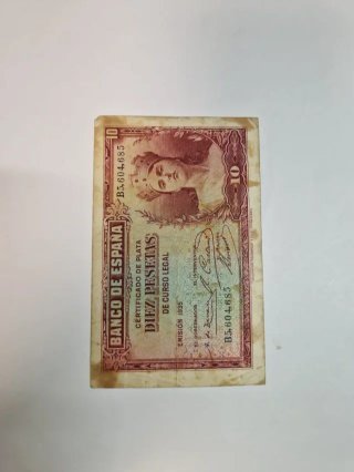 BILLETE 10 PESETAS 1935