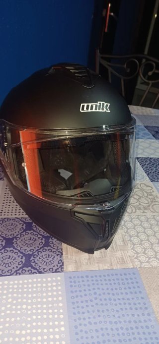 Casco de Moto Unik Negro Talla XXL