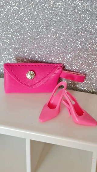 Accesorios Barbie: Bolso y Zapatos