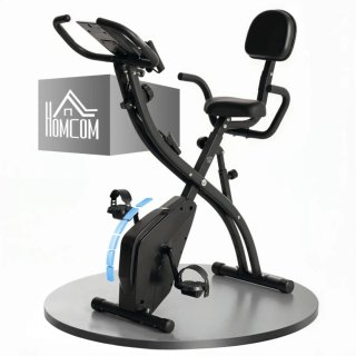 Bicicleta Estática Plegable Homcom