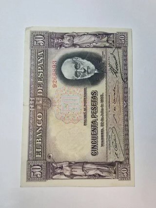 BILLETE 50 PESETAS 1935