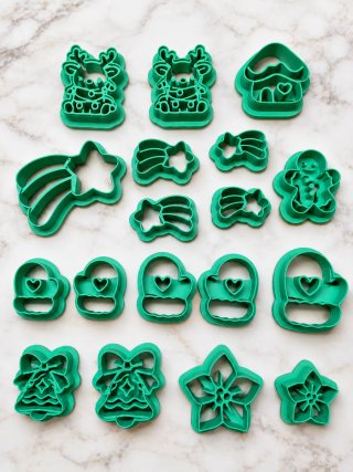 Pack de 18 Cortadores de Navidad