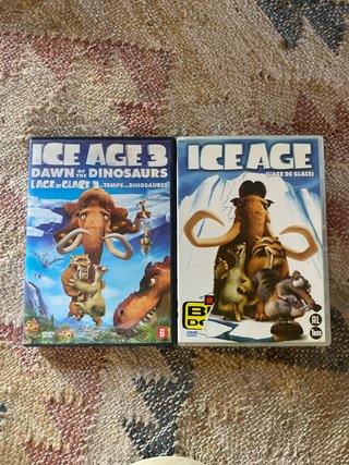 2 Películas DVD Ice Age 1 y 3