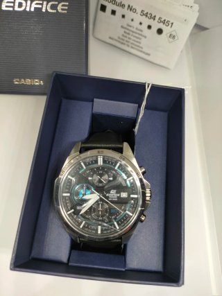 ⌚ Reloj Cronógrafo Casio Edifice con Correa d Piel