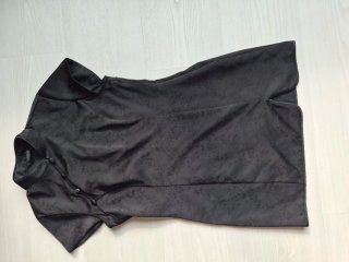 Vestido Negro Estilo Oriental