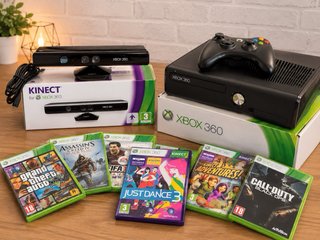 Console Xbox 360 con Kinect e 6 giochi