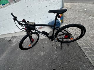 Bicicleta de Montaña Rockrider Negra precio un 300