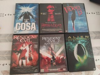Lote de 6 Películas DVD de Terror