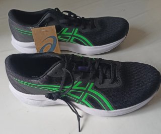 Zapatillas Asics Patriot 14 Negras y Verdes