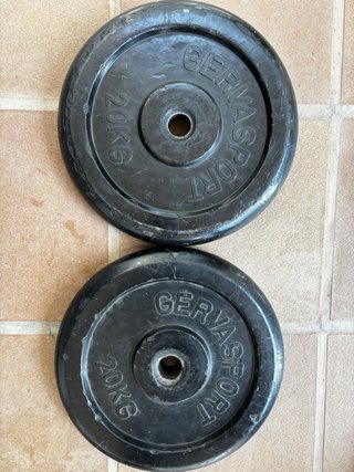 Pareja de Discos Gervasport 20kg (40kg total)