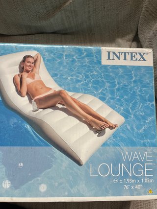 Tumbona Hinchable Intex Wave Lounge