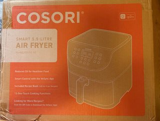 Freidora de Aire Cosori 5.5L Nueva, en su embalaje