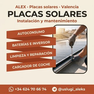Instalación de placas solares en Valencia