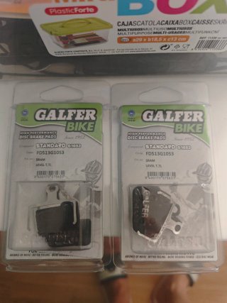 2 Pares de Pastillas de Freno Galfer Bike.
