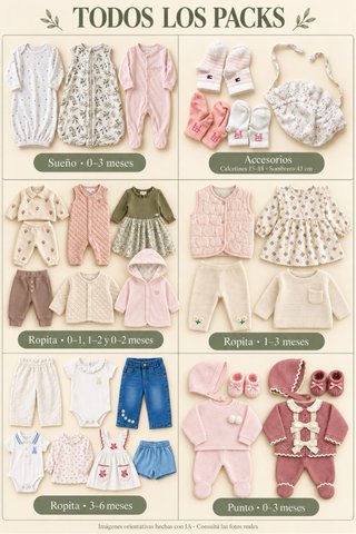 Lote Ropa Bebé 0-6 Meses