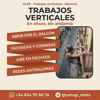 Trabajos verticales: fachadas y altura