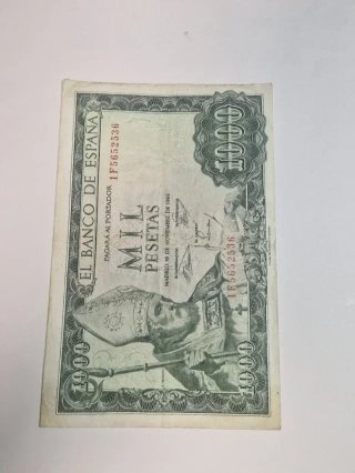 BILLETE 1000 PESETAS 1965