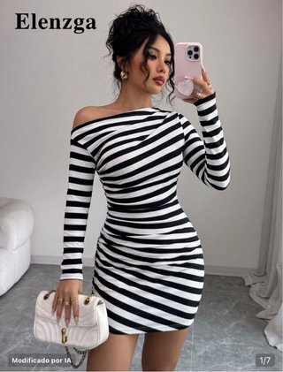 Vestido de rayas Elenzga