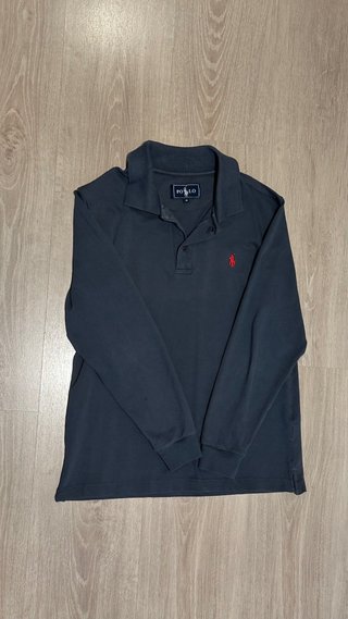 Polo Ralph Lauren Manga Larga Azul