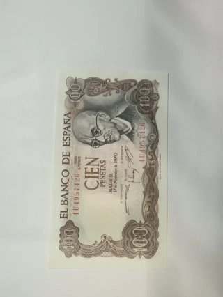 BILLETE 100 PESETAS 1970