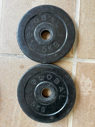 Pareja de Discos de Caucho 5kg (30mm)