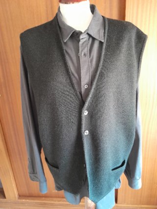 Chaleco de punto Pulligan gris XXL