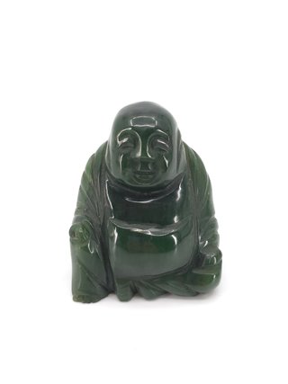 Piccolo Buddha Pietra Dura Giada Spinacio 900