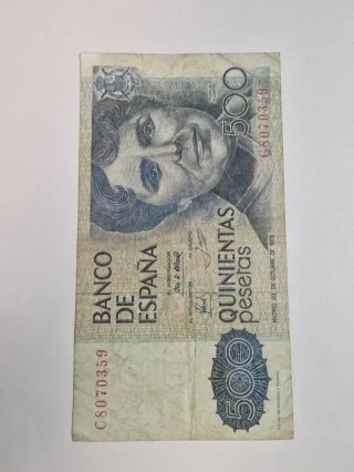 BILLETE 500 PESETAS 1979