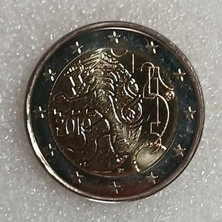 Moneda de 2 euros Finlandia 2010, sin circular