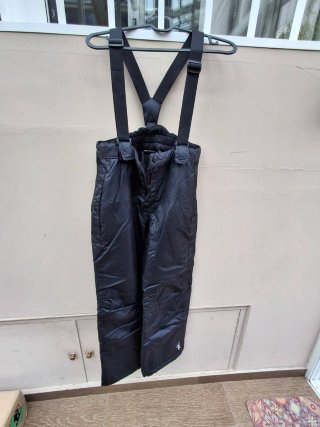 Pantalón de Nieve Negro Talla 10-12