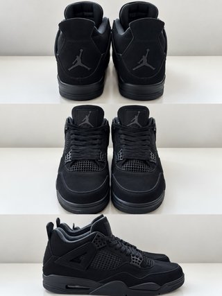 Zapatillas Jordan 4 Negras ORIGINALES