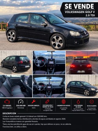 Volkswagen Golf 2.0TDI 140CV