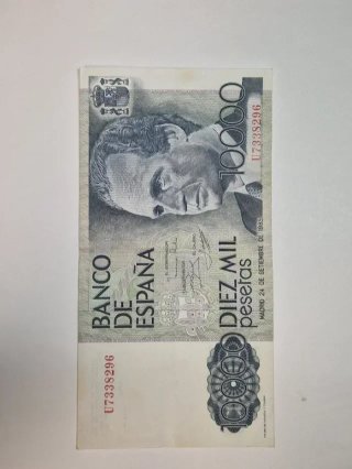 BILLETE 10000 PESETAS 1985