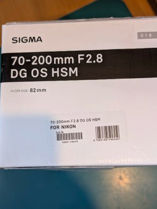 Objetivo Sigma 70-200mm F2.8 para Nikon