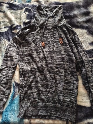 Jersey de Cuello Alto Gris