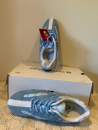 Tenis Caterpillar de Ante Azul Talla 41