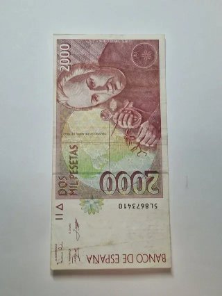 BILLETE 2000 PESETAS 1992