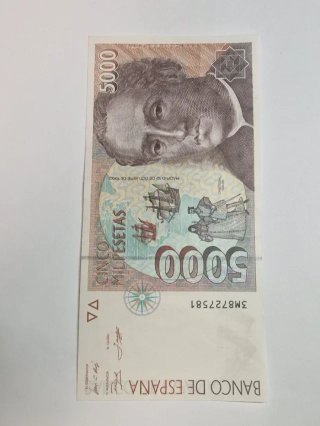 BILLETE 5000 PESETAS 1992