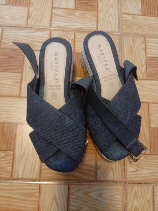 Sandalias Marypaz Azul Talla 35