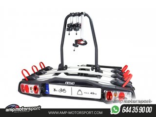 PORTABICICLETAS DE BOLA DE REMOLQUE- 3 BICICLETAS TBC-01/3