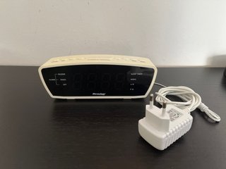 Radio Despertador Reacher Beige