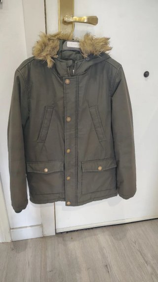 Anorak Verde con Capucha