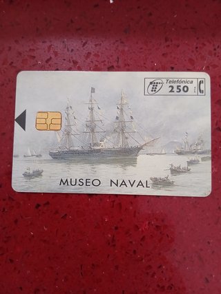 Tarjeta Telefónica 250 ptas Museo Naval